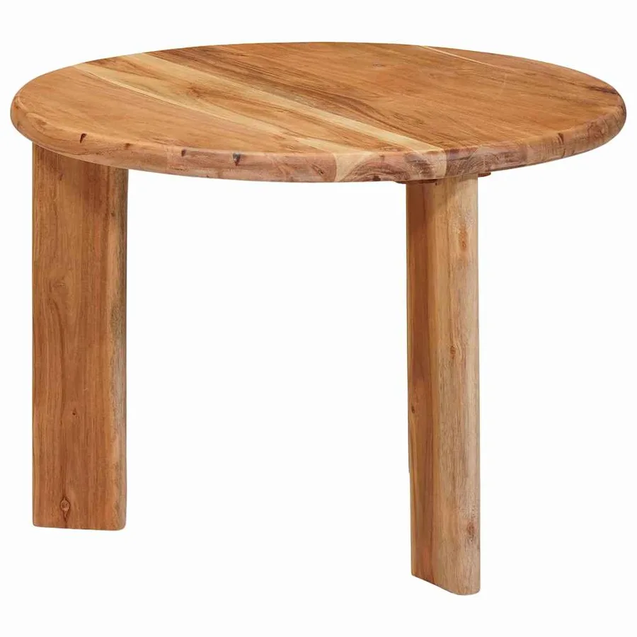Tables basses gigognes 3 pcs Marron Bois d'Acacia Massif - 6