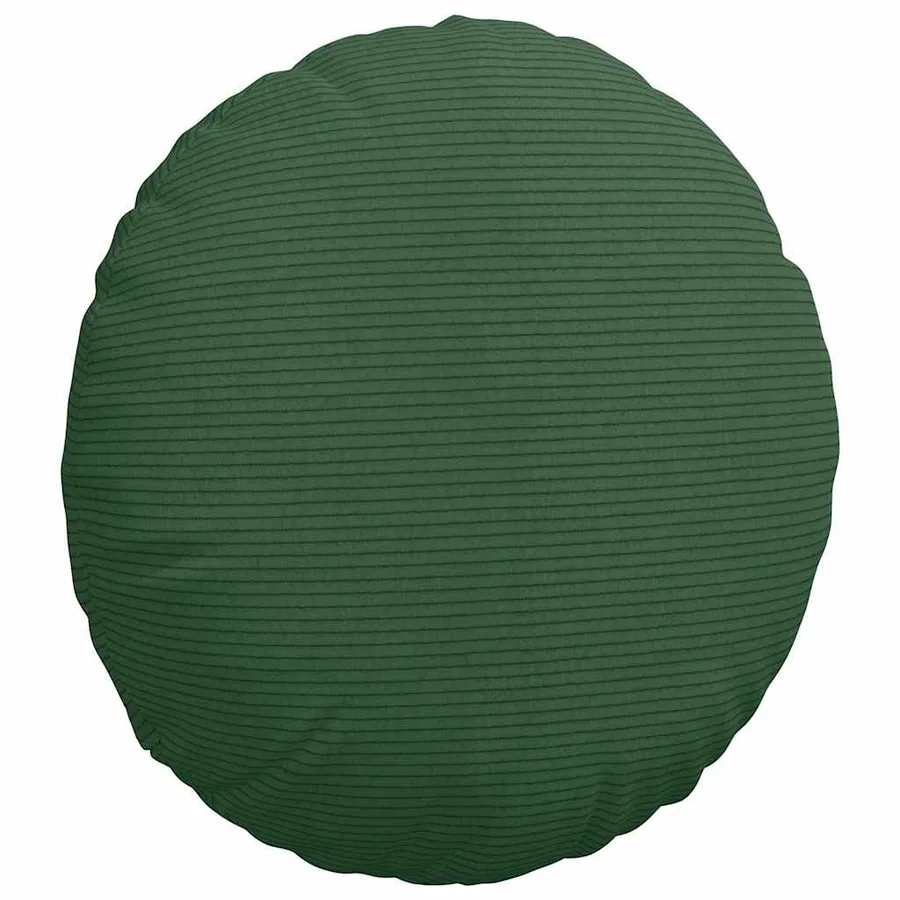Coussins de siège 2 pcs Vert foncé Ø 40 cm - 5
