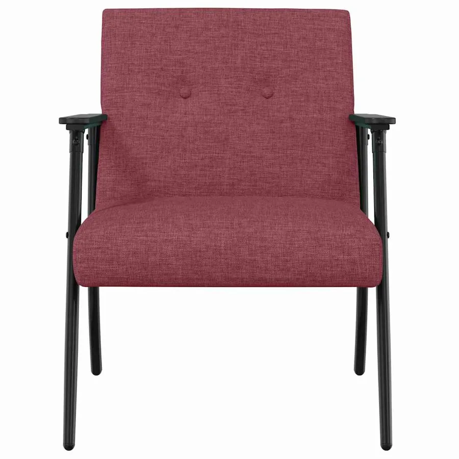 fauteuil Bordeaux tissu - 4