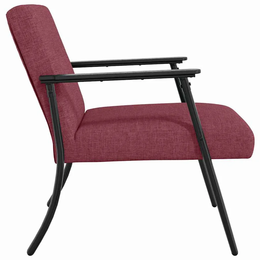 fauteuil Bordeaux tissu - 5