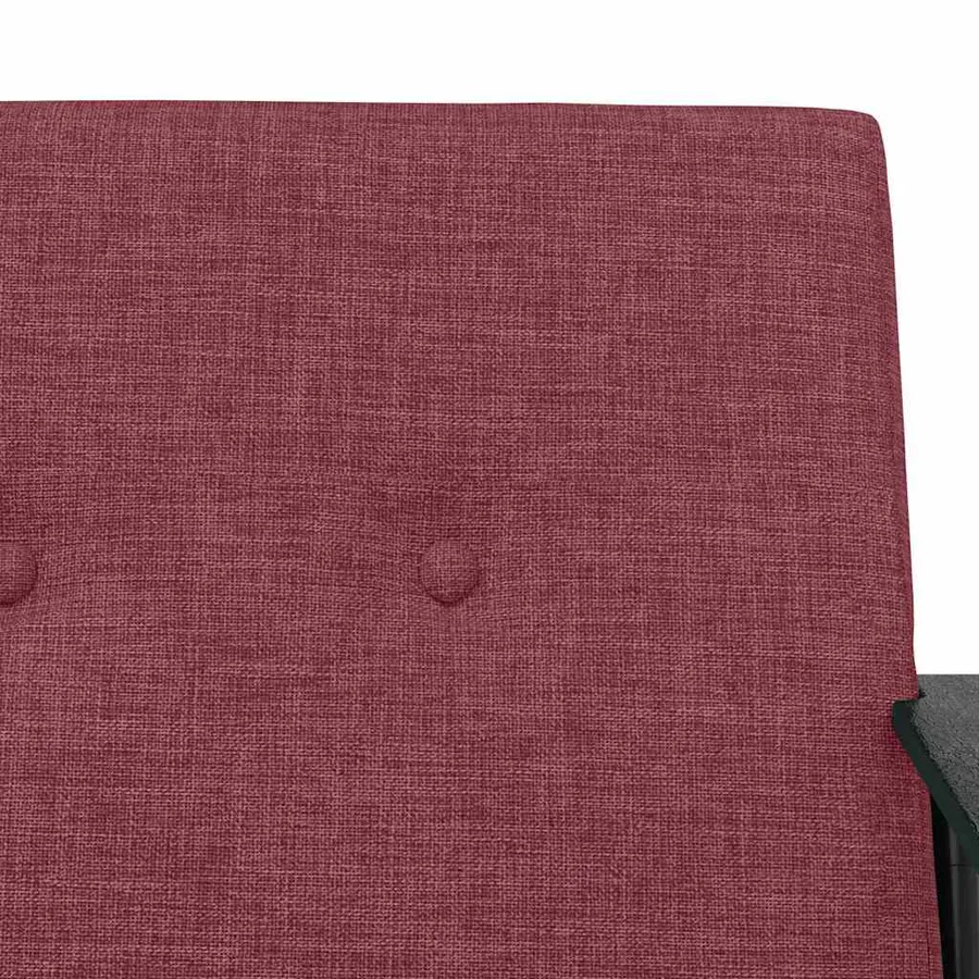fauteuil Bordeaux tissu - 7
