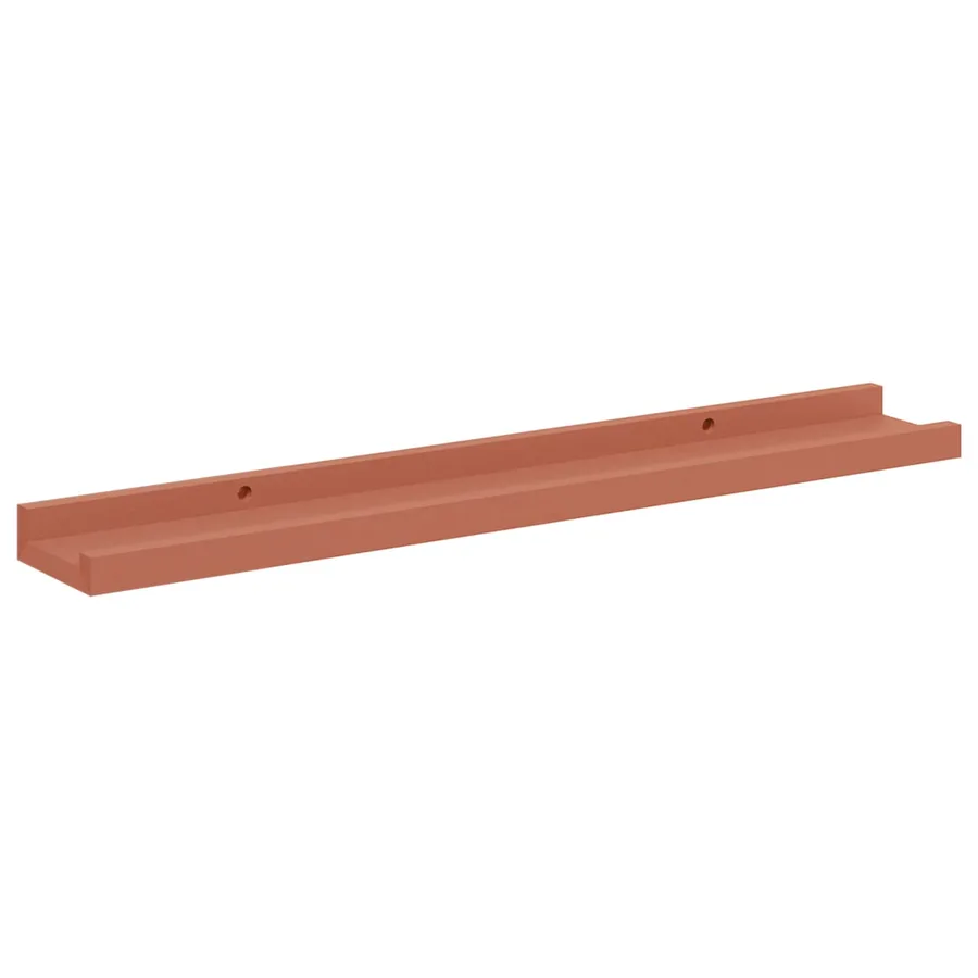 Étagère Murale Montage mural 2 pcs Rouge 60 x 9 x 3 cm - 6
