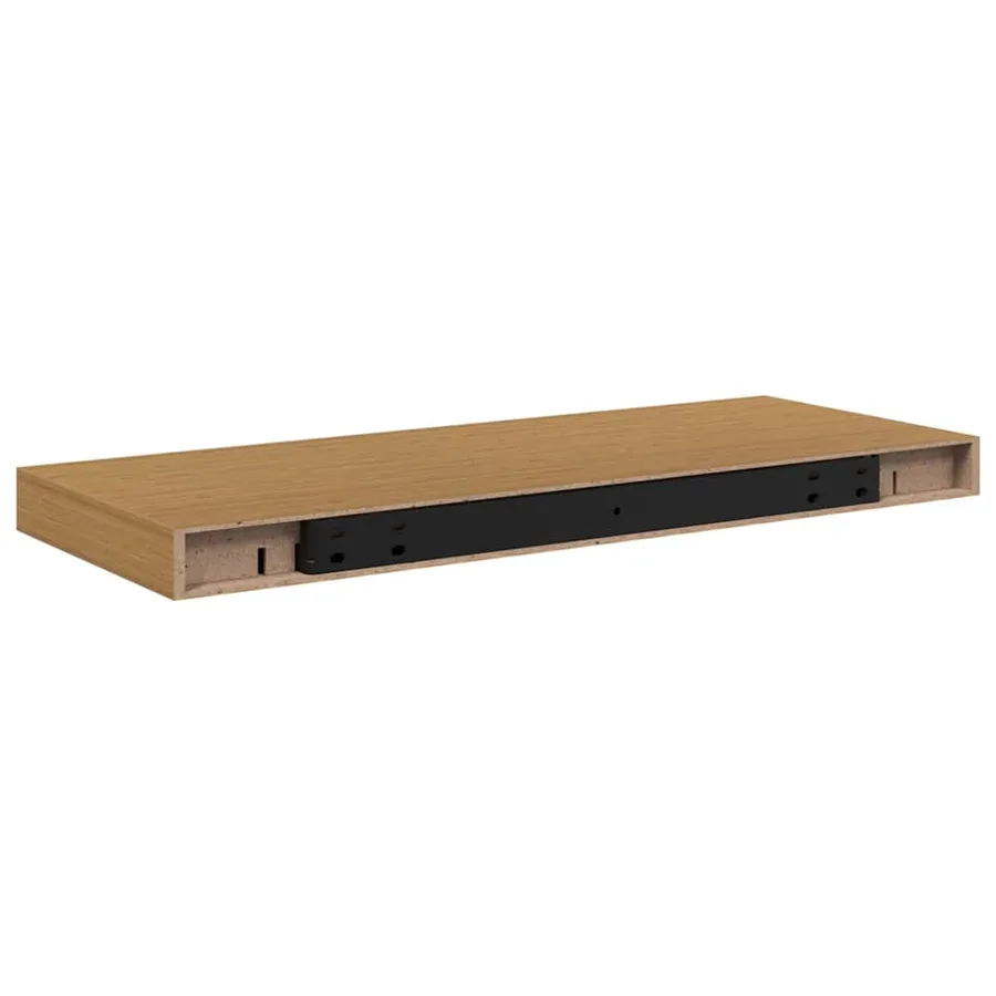 Étagère Murale 2 pcs Beige 60 x 23,5 x 4 cm Bois d'ingénierie - 9