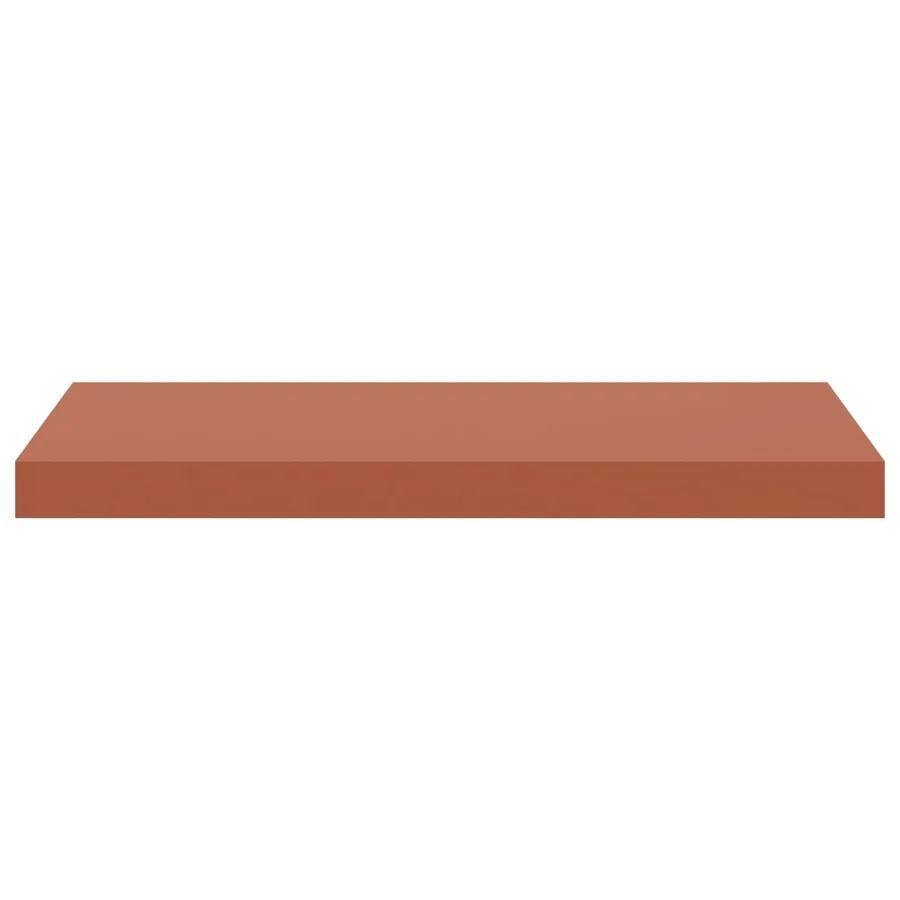 Étagère Murale 2 pcs Rouge 60 x 23 x 4 cm Bois d'ingénierie - 7