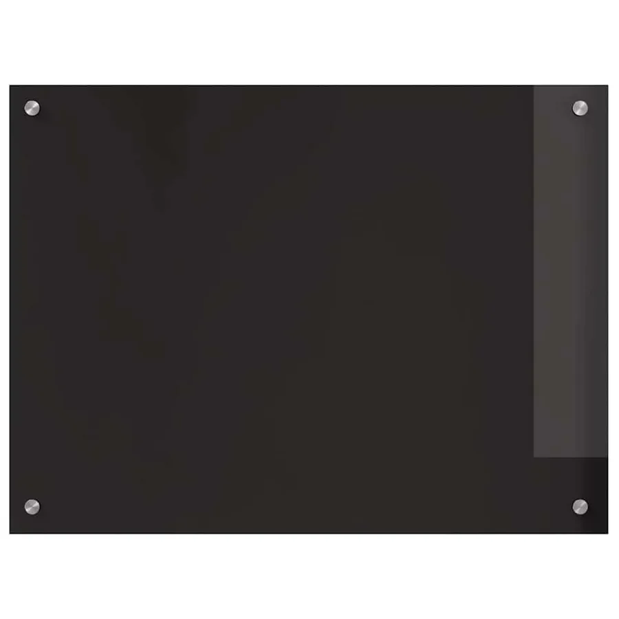 Crédence de cuisine 2 pcs Noir 80 x 60 cm verre trempé - 4