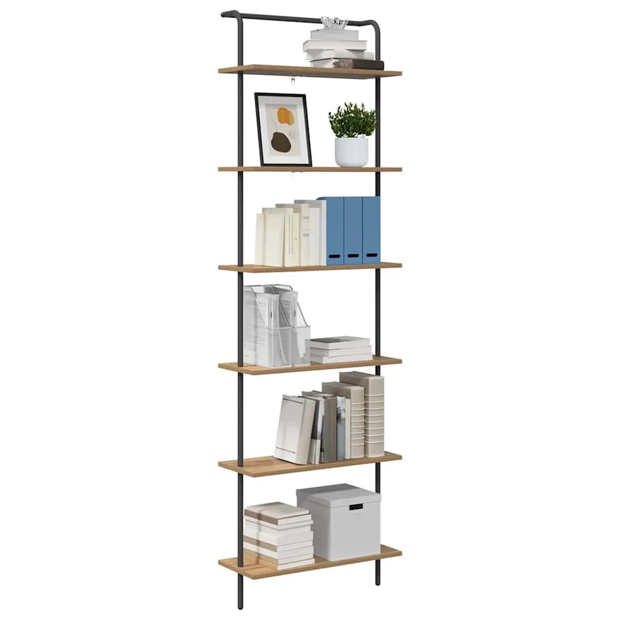 Étagère 6 niveaux 60 x 24 x 203 cm Bois d'ingénierie - 3