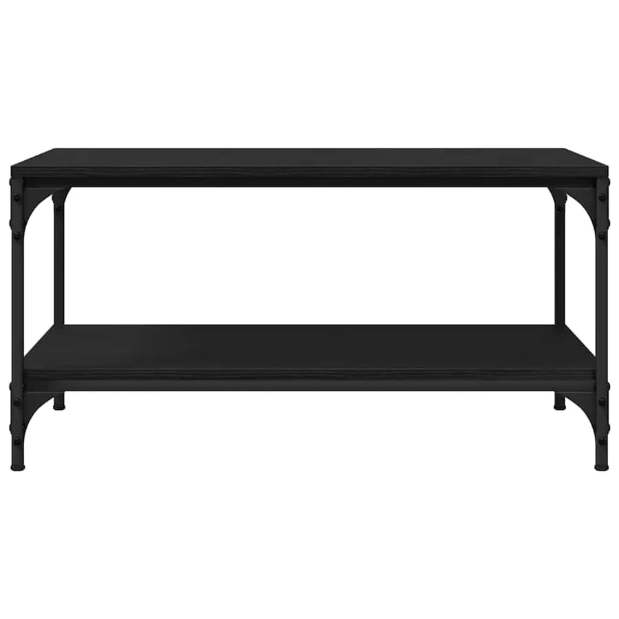 Table basse Chêne noir 82 x 50 x 40 cm Bois d'ingénierie - 5