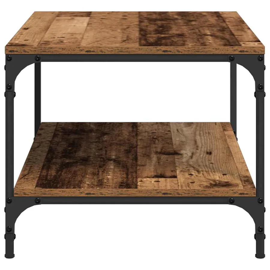 Table basse Bois Ancien 80 x 50 x 40 cm Bois d'ingénierie - 6