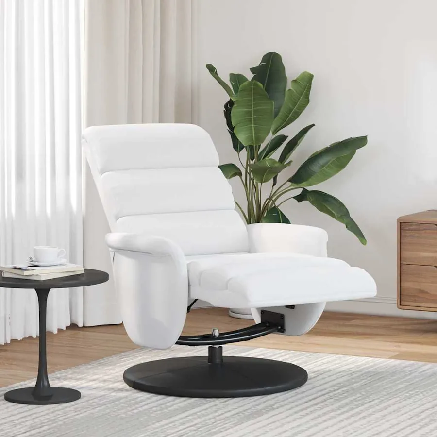 Fauteuil inclinable Blanc 98 x 71 x 106 cm PU