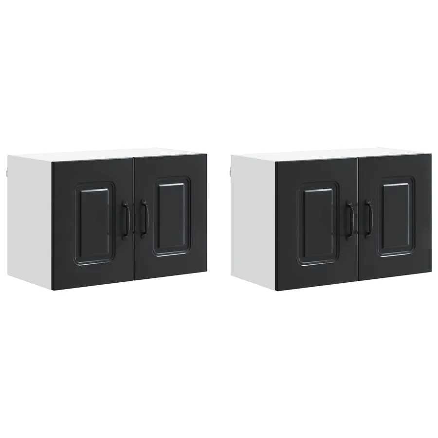 Panneau de lave-vaisselle Kalmar 2 pcs Noir 60 x 31 x 40 cm - 2