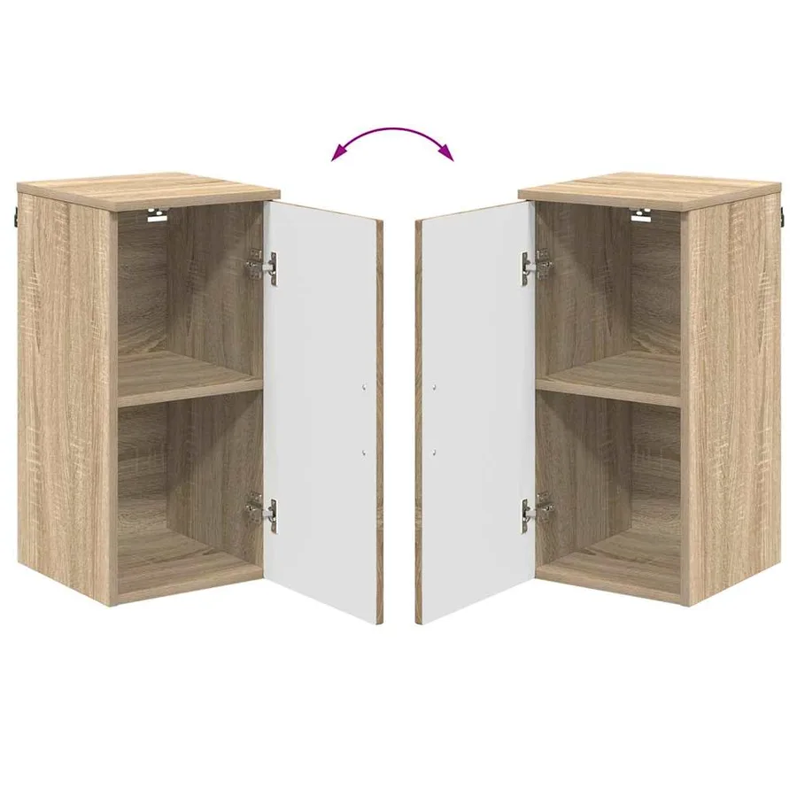 Ensemble de mobilier de salle de bain 5 pcs Chêne Sonoma - 16