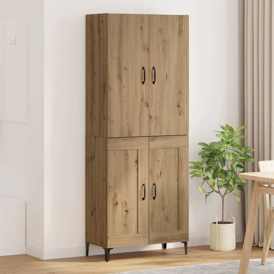 Haut Armoire Chêne artisanal 69,5 x 34 x 180 cm