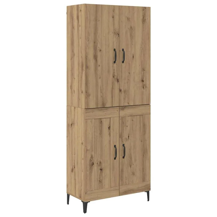 Haut Armoire Chêne artisanal 69,5 x 34 x 180 cm - 2