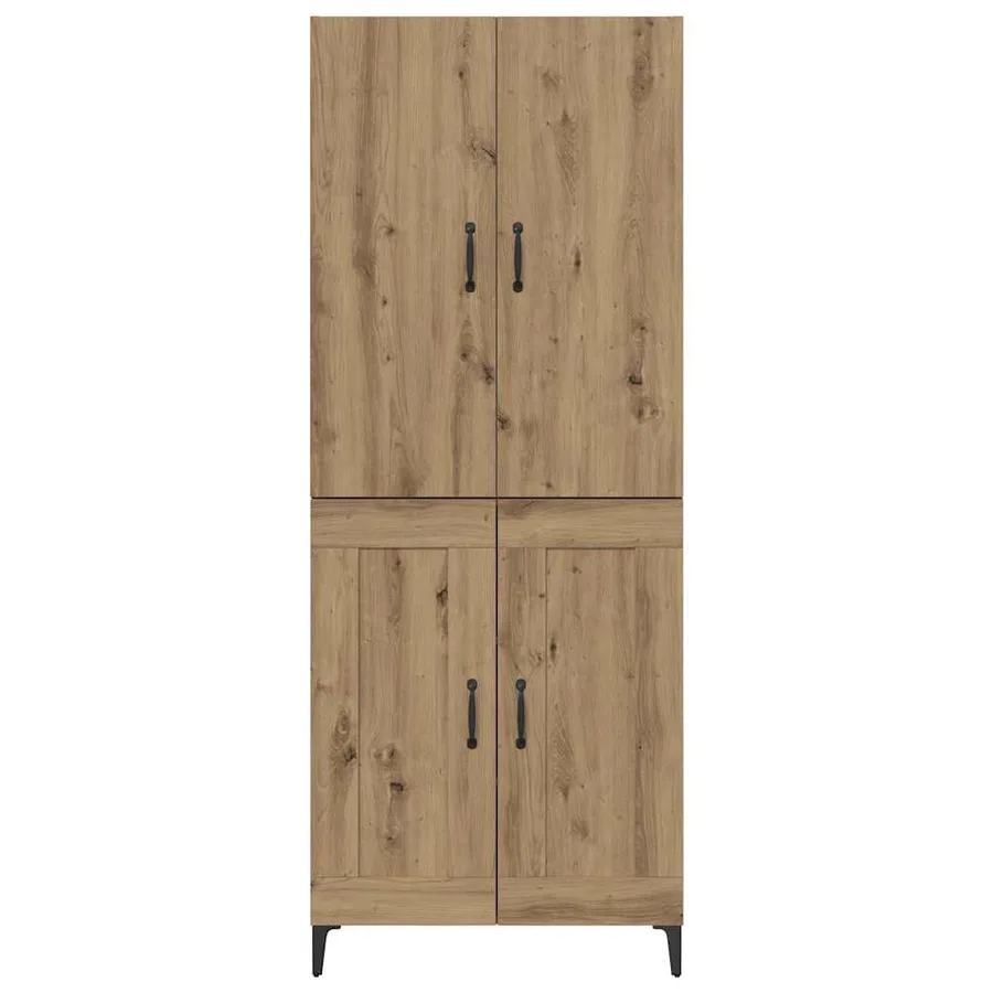 Haut Armoire Chêne artisanal 69,5 x 34 x 180 cm - 6