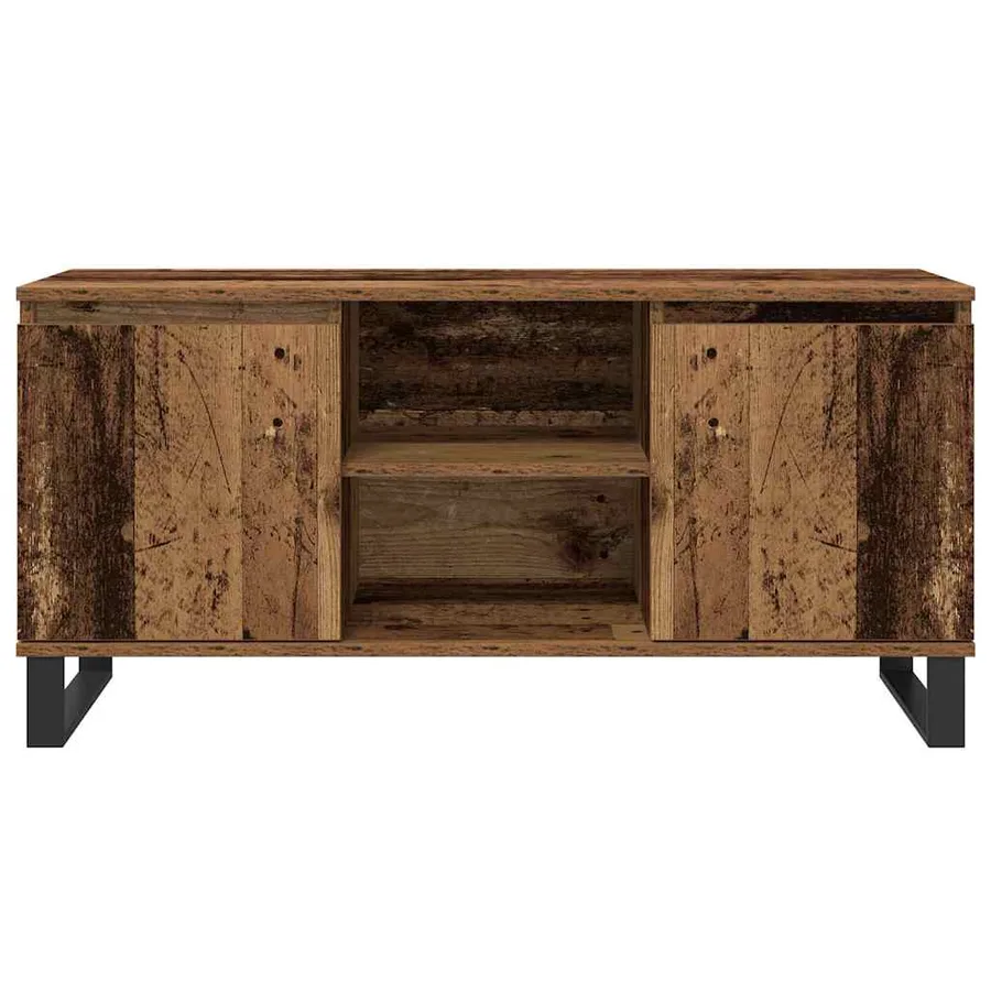 Meuble TV Bois Ancien 104 x 35 x 50 cm Bois d'ingénierie - 6
