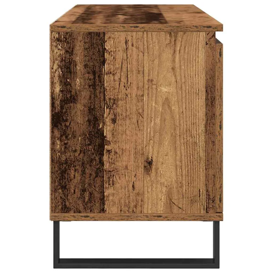 Meuble TV Bois Ancien 104 x 35 x 50 cm Bois d'ingénierie - 7