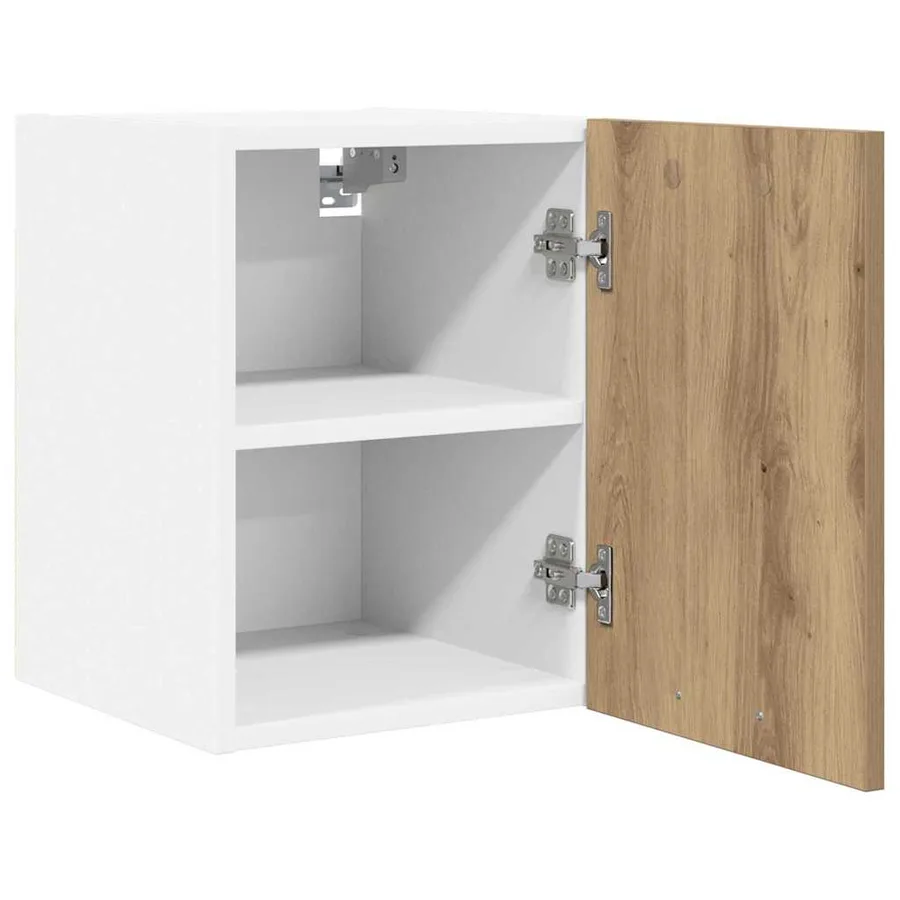 Armoire suspendue 2 pcs Chêne Artisan et Blanc 30 x 31 x 40 cm - 5