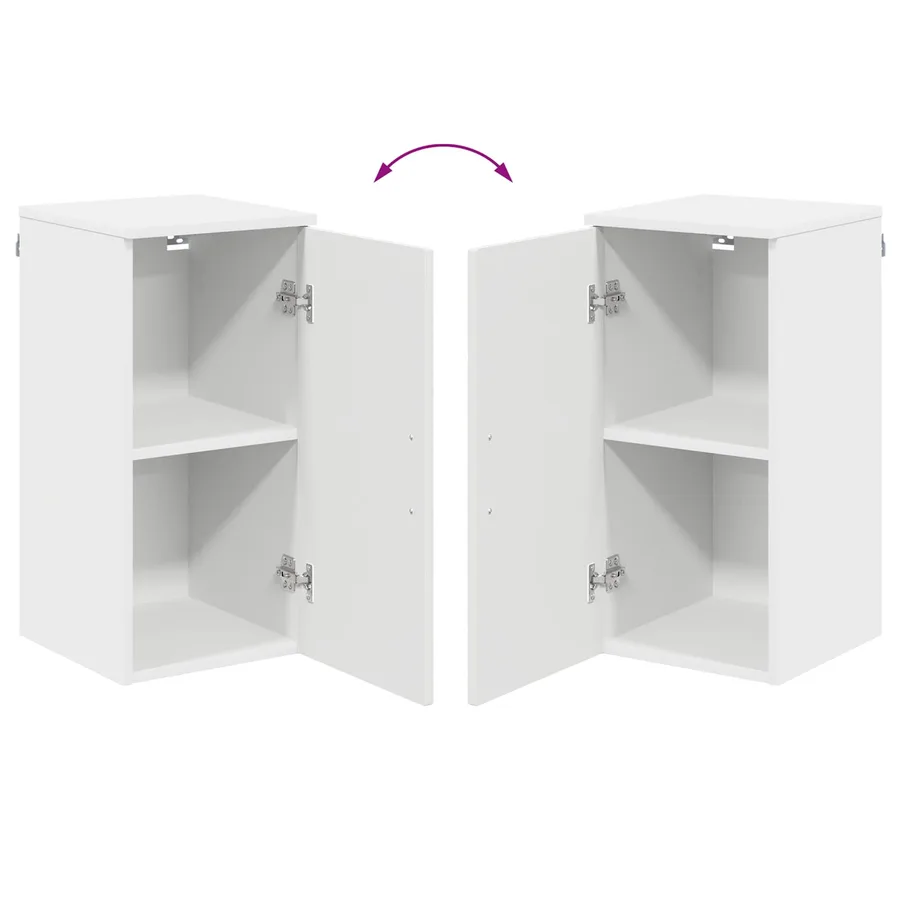 Ensemble de mobilier de salle de bain avec tiroir 5 pcs Blanc - 16