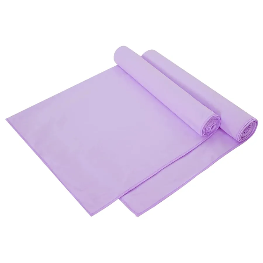 Serviettes de sport 2 pcs Violet 140 x 70 cm