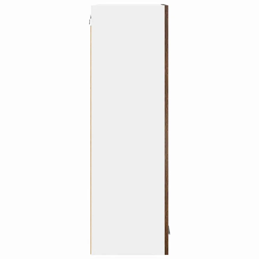 Armoire suspendue Chêne fumé 40 x 31 x 100 cm Bois d'ingénierie - 7