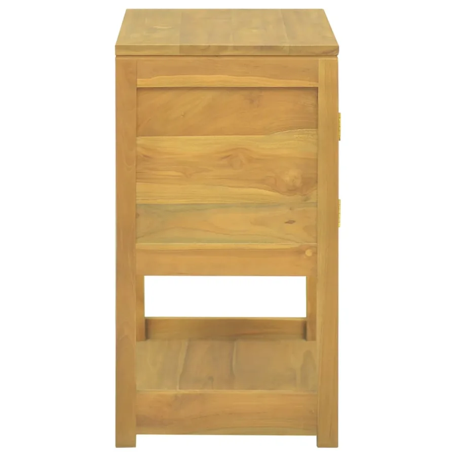 Armoire de salle de bain 60x40x75 cm bois de teck solide - 4