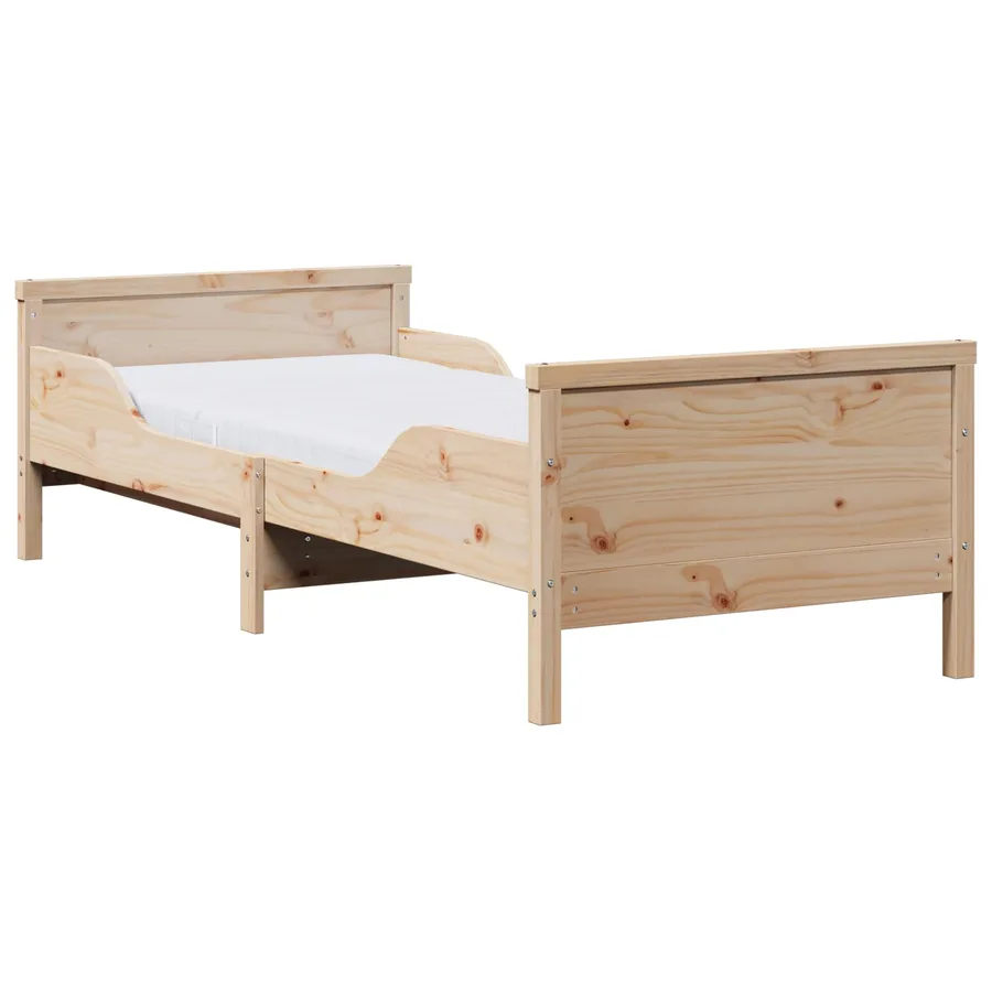Cadre de lit avec matelas extensible Marron 80 x 200 cm - 2