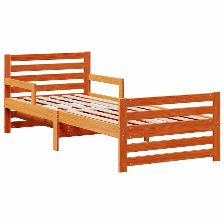 Cadre de lit avec matelas extensible Marron 80 x 200 cm - 6
