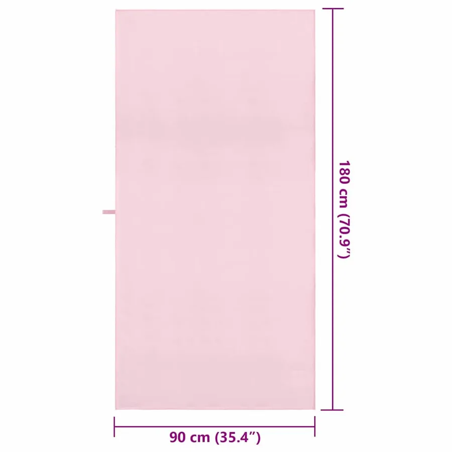 Serviettes de sport 2 pcs Rose 180 x 90 cm - 8