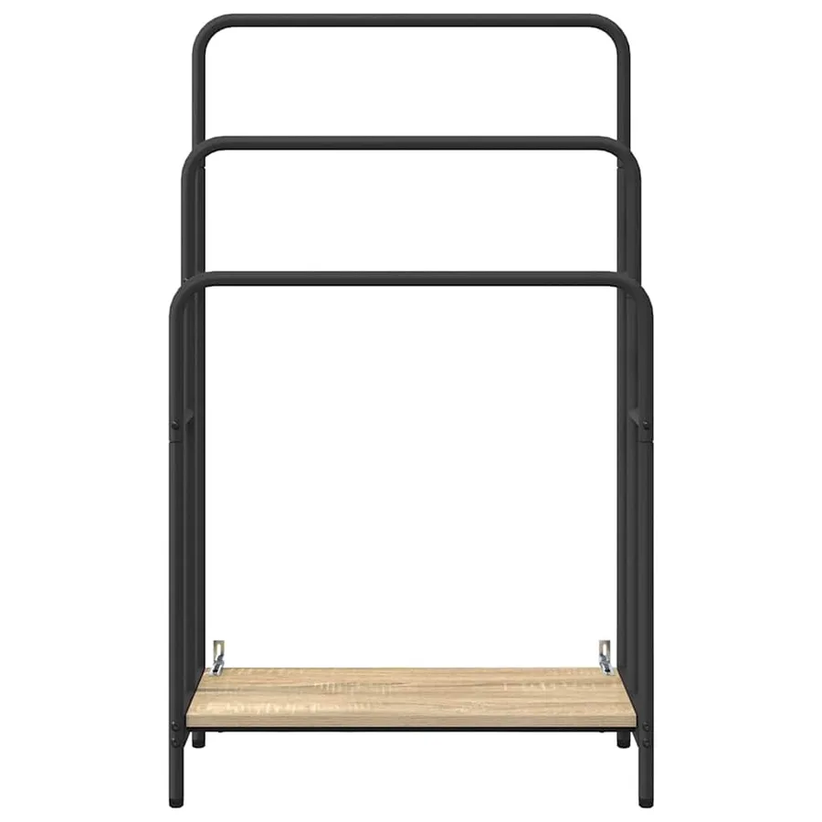 Porte-vêtements avec étagère Chêne Sonoma 60 x 30 x 100,5 cm - 5