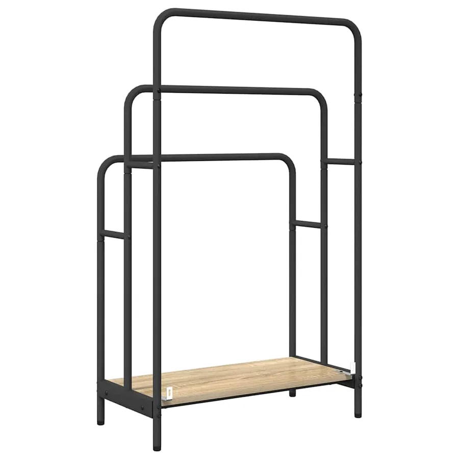 Porte-vêtements avec étagère Chêne Sonoma 60 x 30 x 100,5 cm - 7
