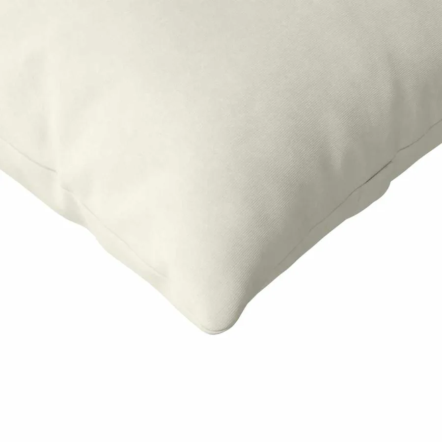 Coussins de canapé 2 pcs Crème 120 x 40 cm - 7