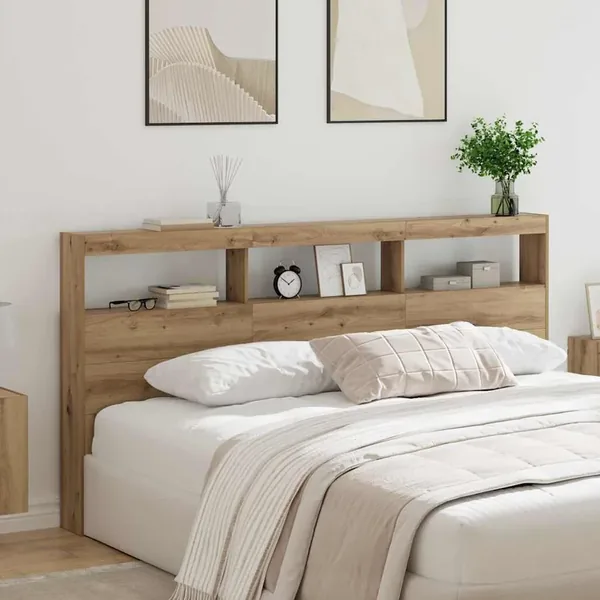 Tête de lit Chêne artisanal Bois d'ingénierie