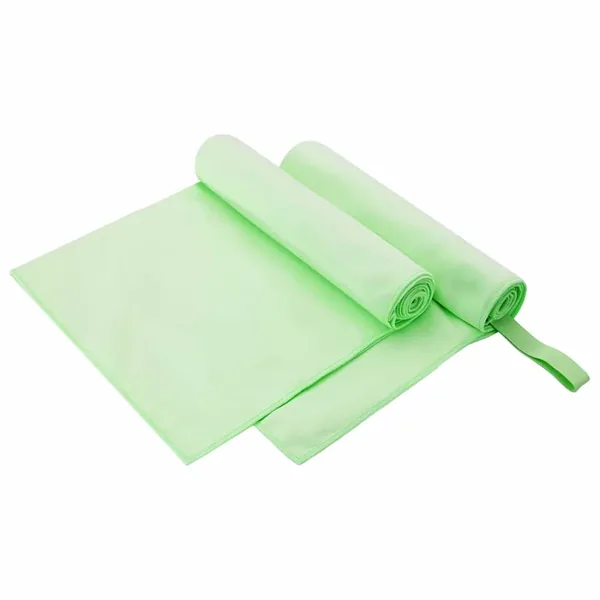 Serviettes de sport 2 pcs Vert 100 x 50 cm