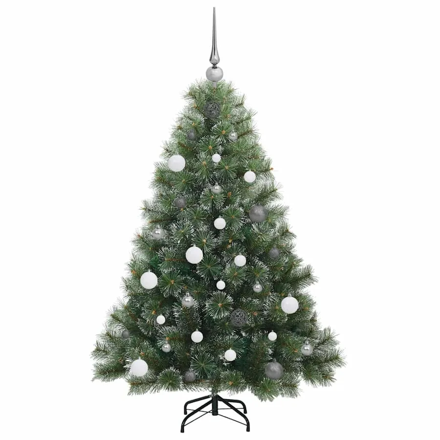 Sapin de Noël artificiel avec 150 LED Vert 150 cm PE et PVC - 5