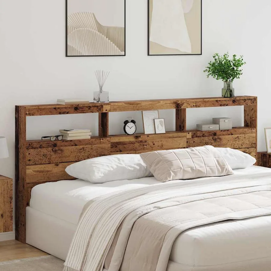 Tête de lit Bois Ancien 220 x 17 x 102 cm Bois d'ingénierie