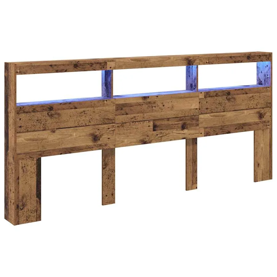 Tête de lit Bois Ancien 220 x 17 x 102 cm Bois d'ingénierie - 2