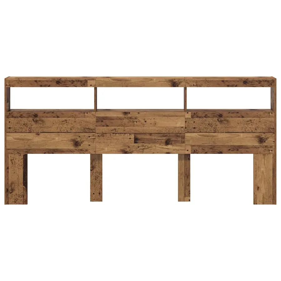 Tête de lit Bois Ancien 220 x 17 x 102 cm Bois d'ingénierie - 6