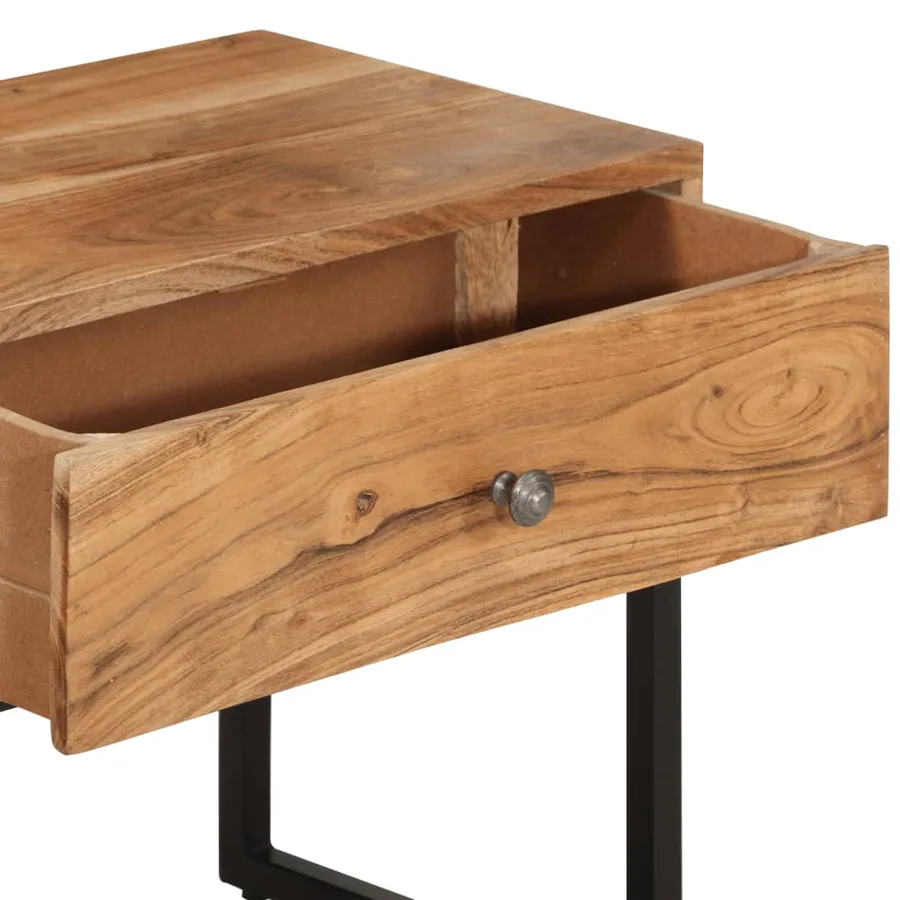 Meuble TV 160x30x45 cm Bois d'acacia massif - 6