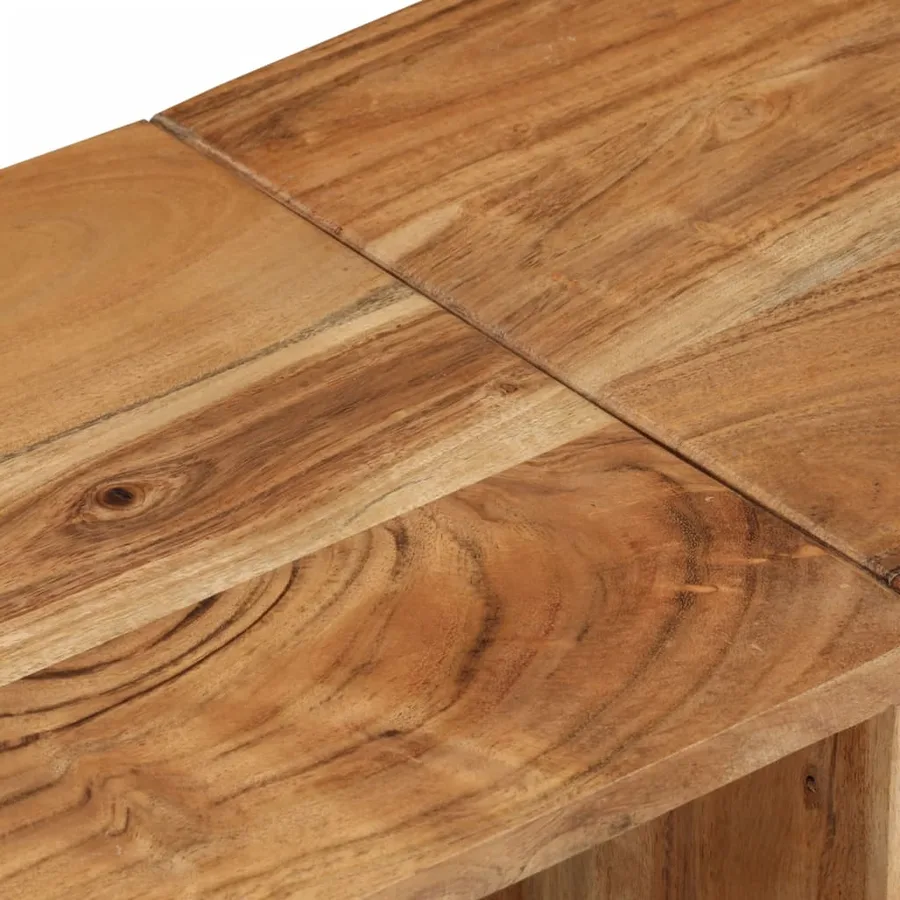 Meuble TV 160x30x45 cm Bois d'acacia massif - 7