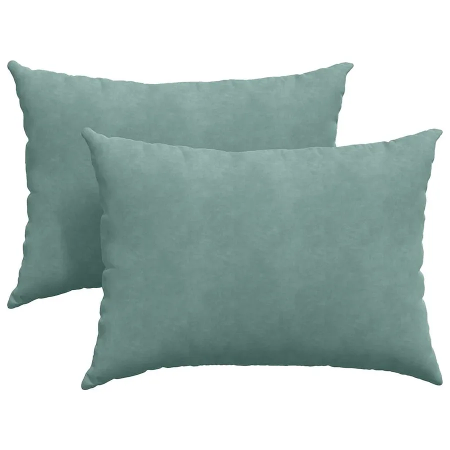Coussins de canapé 2 pcs Vert Mer 70 x 50 cm - 2