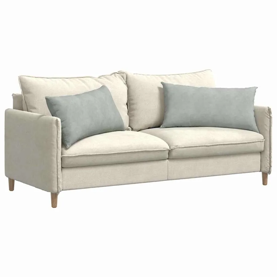 Coussins de canapé 2 pcs Gris clair 80 x 40 cm - 3