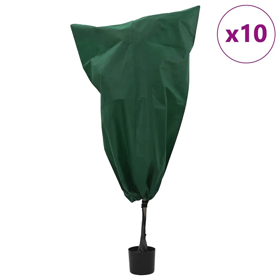Couvercles de Fleece de Protection Anti-Gel pour Plantes 10 pcs - 4