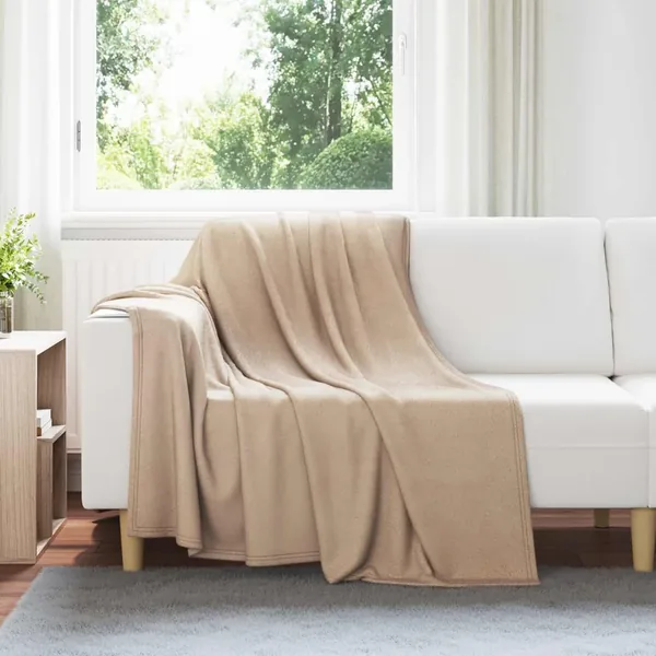 Jeté Camel 200 x 150 cm Toison