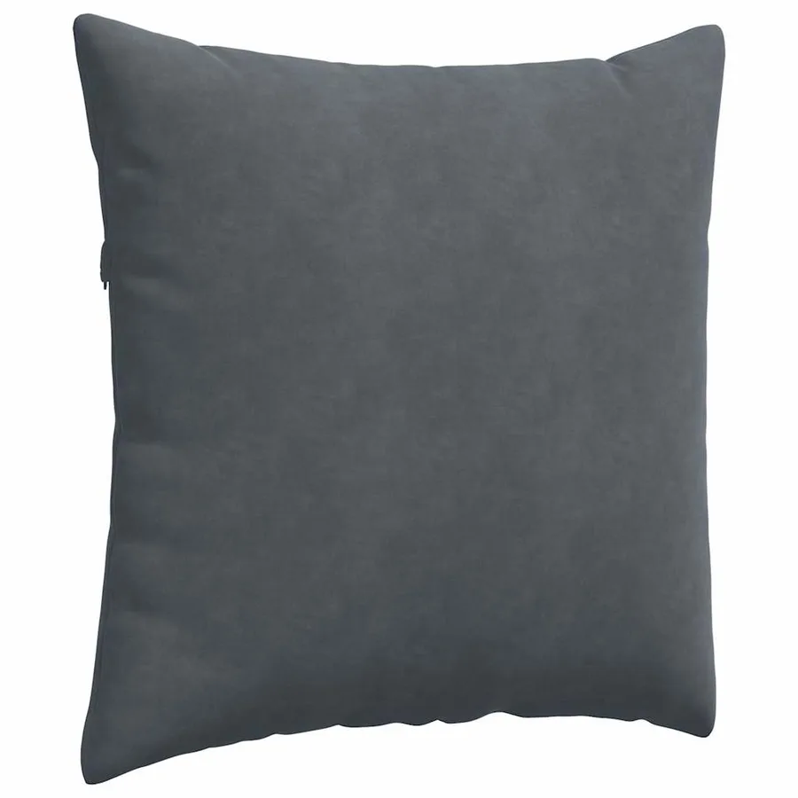 Coussins de canapé 2 pcs Gris foncé 80 x 80 cm - 5