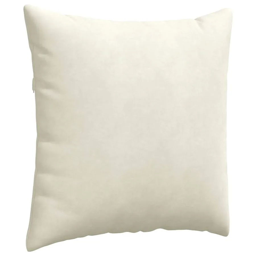 Coussins de canapé 2 pcs Crème 80 x 80 cm - 5