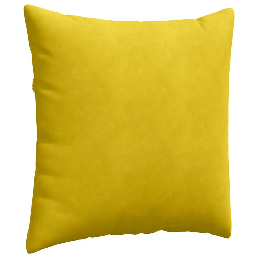 Coussins de canapé 2 pcs Jaune 80 x 80 cm - 5