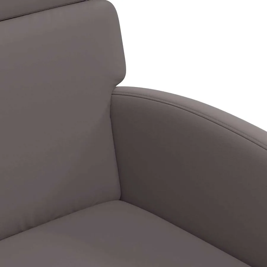 Chaises de Salle à Manger avec Roues 2 pcs Gris 58 x 65 x 98 cm - 7