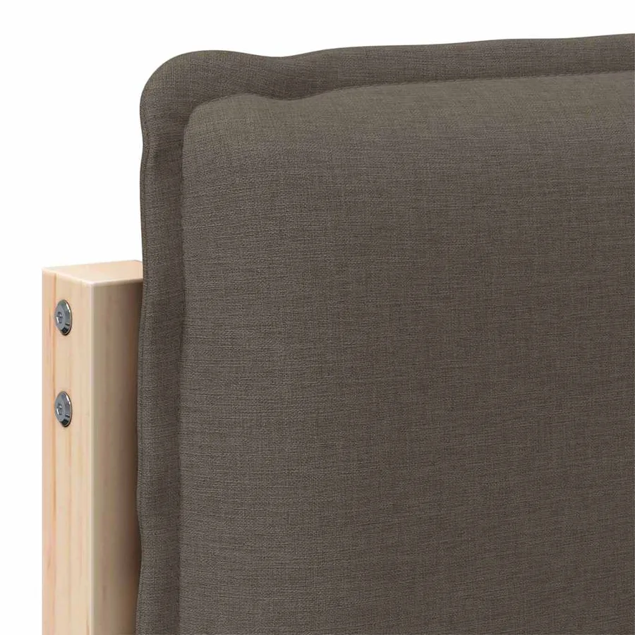 Tête de lit capitonnée Gris Naturel et Clair 180 cm Pin massif - 9