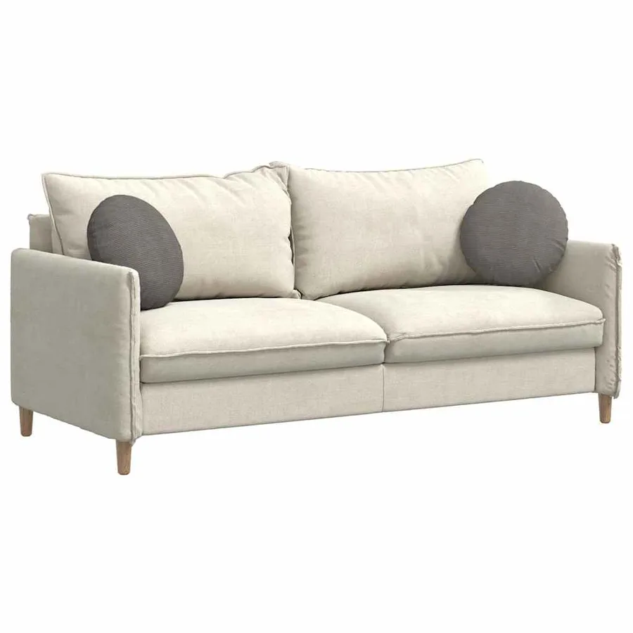 Coussins de siège 2 pcs Gris clair Ø 40 cm - 3
