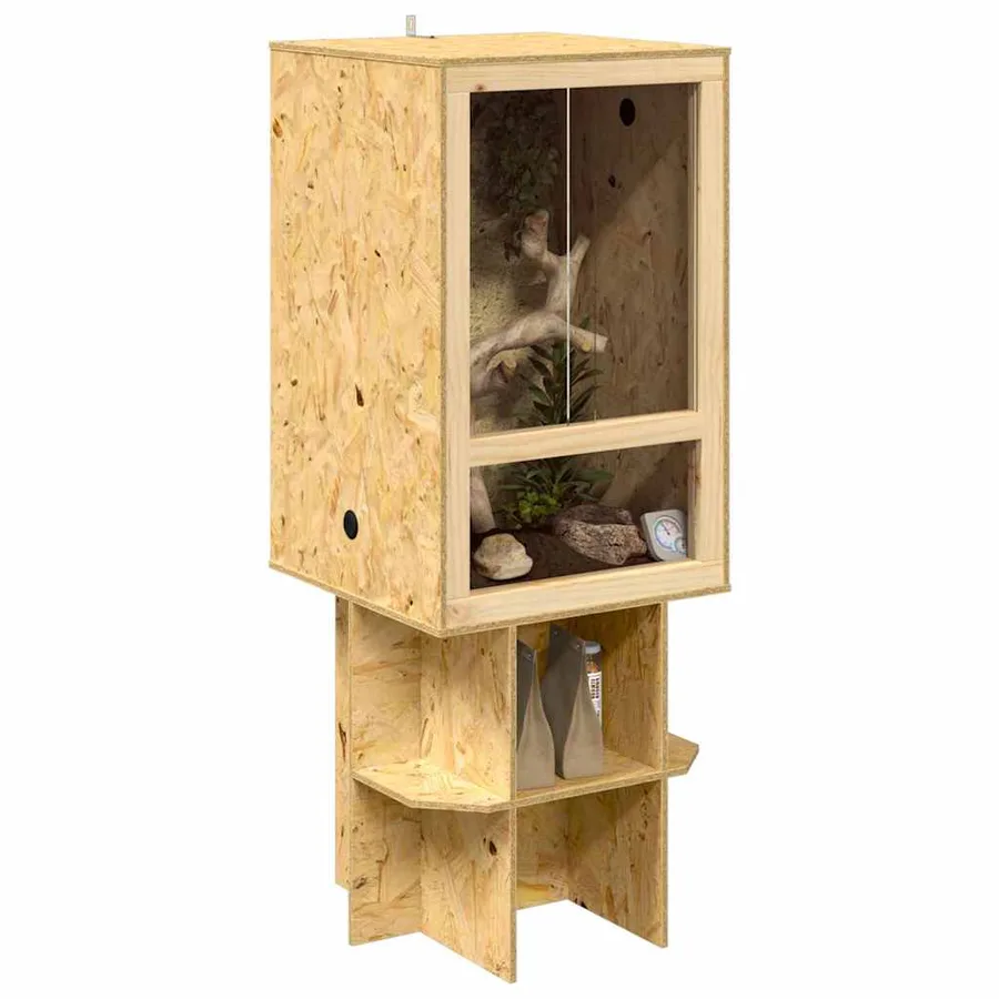Terrarium Marron 50 x 50 x 130 cm OSB - 3